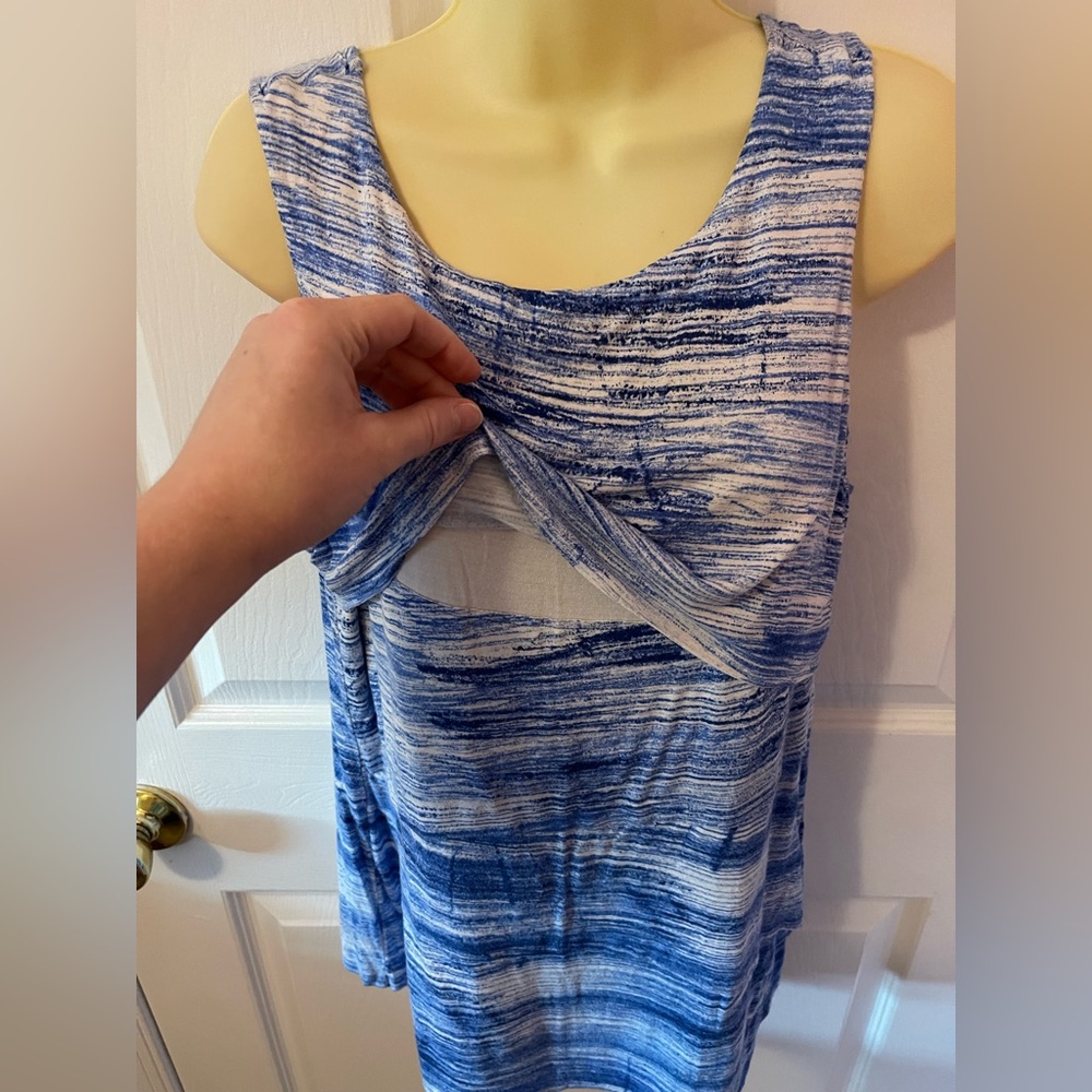 CATO Abstract Ruffle Tank - Picture 3 of 14